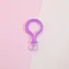 Novo Clip de Lâmpada Colorido de Plástico Colorido em Gelatina Espessado Transparente Criativo Ecológico Brinquedo Acessório Clip para Pendurar Bonecas
