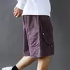 Shorts casuales de trabajo de verano para hombre, marca de moda estilo ins, shorts de verano para hombre de secado rápido y corte holgado