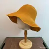 Sombrero de Pescador Tejido de Paja Fina Estilo Japonés de 8 cm, Plegable con Ala Ancha, Hace que la Cara Parezca Más Pequeña, Adecuado para Protección Solar de Primavera y Verano