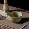 Snack de Té Retro de Alto Valor Matcha Cerámica Tazón Japonés Hecho en Horno Cerámica de Alto Valor Tazón de Agua Oficina Hogar