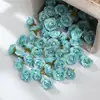 D 4.5cm Cabezas de Flores de Rosa Artificiales Accesorios de Decoración Hechos a Mano Arreglo Floral DIY para Gorra de Graduación Estilo Bosque Materiales Florales Hechos a Mano Flores Artificiales