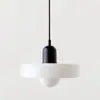 Lámpara de araña antigua Memphis lámpara de comedor simple moderna Bauhaus lámpara de noche de cristal creativa lámpara de araña verde retro
