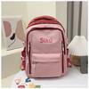 Mochila Escolar al por Mayor para Estudiantes de Secundaria Estilo Coreano Estudiantes Universitarios Casual Sencilla Harajuku Mochila de Gran Capacidad Mochila de Marca de Moda para el Campus