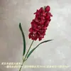 Violetas Roxas Artificiais de Haste Longa com Textura Realista, Adequadas para Exportação, Decorações de Casamento Transfronteiriças, Arranjos Florais Domésticos e Decoração Suave