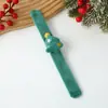Muñeco de Peluche de Dibujos Animados Anillo a Presión Pulsera de Pareja Regalo para Niños Niñas Navidad Reno Muñeco de Nieve Accesorios Decorativos