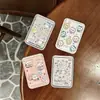 Porta-Cartão Magnético Desenho Animado Fofo Adequado para Apple Magsafe 17Promax Couro 16Pro Cartão de Acesso 15Pr