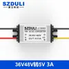 Módulo Reductor DC-DC Montado en Vehículo de 15-60V a 5V Convertidor de Potencia de 12V24V36V48V a 5V