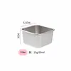 Amazon Acero Inoxidable 304 Cuenco para Condimentos Redondo Cocina Casera Cuenco para Condimentos Mini Pequeño Recipiente para Salsa de Soja Dip