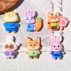 Acessórios Pequenos de Resina Fofos de Zootopia para DIY Acessórios de Cabelo Presilhas de Cabelo Chaveiros Fivelas de Sapato Pingentes Decorações de Joias