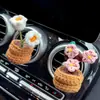 Perfume para Coche Aromaterapia Salida de Aire del Coche Fragancia Desodorización Suministros de Decoración Interior del Coche Adornos Tejidos en Maceta DIY