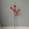 Simulación de ramas de caqui flores falsas Arreglo floral de Nochevieja sala de estar Decoración de Año Nuevo decoración de mesa de flores secas todo va bien