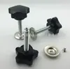 Tornillo de Cabeza Hexagonal Torx con Adhesivo, Tornillo de Ajuste con Mango de Cinco Estrellas, Mango de Estrella de Plástico con Tornillo de Placa de Presión