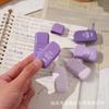 Bolsa de Corrección Yidu Roja Mini Morada Degradado Estilo Ins de Aspecto Caro Simple Compacta Portátil para Almacenamiento Fácil