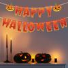 Suprimentos de Decoração para Festa de Halloween Transfronteiriça Festival Fantasma Decoração de Abóbora de Halloween Layout Banner de Letras Bandeirola Puxa-Puxa