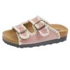 Sandálias e Chinelos Gu Yun de Solado Grosso Sapatos Femininos Franceses Roupa Externa Primavera Feios Fofos 2025 Sapatos Birkenneth Chinelos de Praia Solado Plataforma