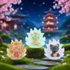 Figurita Vintage Superventas Zorro de Nueve Colas Kunlun Tercera Edición Caja Ciega Serie Creativa de Tendencia China Adorno de Escritorio Venta Directa de Fábrica