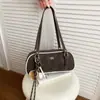 Bolsa de Ombro Simples e Fashion Transfronteiriça para Mulheres, Bolsa de Braço Retro com Cor Contrastante para Outono e Inverno, Bolsa de Ombro para o Dia a Dia, Bolsa de Alta Qualidade