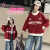 Conjunto de dos piezas para niña primavera y otoño 2026, chaqueta deportiva estilo béisbol retro americano y jeans