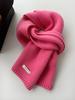 Selección de Bufanda de Cachemira 100% Lana Pura Australiana Nueva Color Sólido Combinable para Hombre y Mujer Invierno Cálido Bufanda de Punto