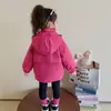Cortavientos 3 en 1 para niña para otoño e invierno 2025, chaqueta acolchada nueva y elegante para bebés, ropa de abrigo de invierno para niños