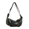 Yaozi 2026 outono precoce nova bolsa versátil retrô estilo bolinho, bolsa de ombro casual e estilosa para o dia a dia, bolsa croissant