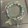 Pulsera Azul Azul Profundo de Moana Original Gradiente Azul Nicho Cola de Pez Azul Marino Estrella de Mar Pulsera Recomendada en Douyin Regalo