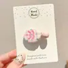 Pinzas Dulces con Lazo para el Cabello de Niñas, Pasadores Exquisitos de Alta Gama, Pinzas Lindas de Dibujos Animados para Flequillo de Niñas, Accesorios Versátiles para el Cabello