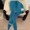 Chapéu de lã ambiente vermelho Novo chapéu balaclava feminino quente à prova de frio proteção auricular chapéu de malha chapéu de pulôver de Natal