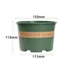 Maceta para Grosella Verde Resistente al Sol Plástico Espesado Resina Multiespecificación Maceta con Control de Raíces Transpirable Rábano Verde Maceta Montaña Verde Fabricante Venta al por Mayor