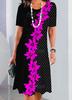Vestido de Verão Transfronteiriço 2026+ Moderno e Confortável Camiseta com Estampa Digital 3D Vestido com Estampa Digital Top 3
