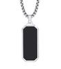 Collar de acero inoxidable con goteo de aceite negro para hombre, cadena de suéter combinable con todo, estilo hip hop, venta al por mayor, nuevo y sencillo, de Amazon