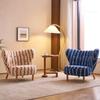 American Pastoral Single Sofá Cadeira Quarto Varanda Homestay Recepção Estilo Japonês Internet Celebridade Retro Luz Luxo Cadeira Preguiçosa Sofá