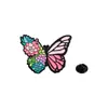 Insignia de Dibujos Animados Original Forma de Planta Carnosa Flor Animal Insecto Broche de Aleación Hebilla de Mariposa con Aceite Vagabundos