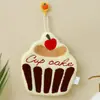 Toalla de Mano de Dibujos Animados Lindos Estilo Coreano Colgante Absorbente de Agua Secado Rápido Limpiar Triple Capa Engrosada Felpa de Coral Pañuelo de Cocina