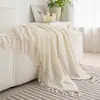 Manta para Sofá, Lujo Ligero Estilo Ins Color Sólido Manta de Aire Acondicionado, Manta de Aire Acondicionado Suave y Amigable con la Piel, Decoración Suave para Sala de Estar y Dormitorio Manta para Siesta