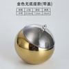 Cuenco de acero inoxidable estilo coreano para cocinar, tazón diagonal creativo, tarro para condimentos, tazón para salsa de autoservicio para restaurante con tapa, tazón pequeño esférico
