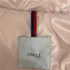 Versión Correcta de M para la Clásica Chaqueta Maire para Mujer con Sombrero Desmontable, Aspecto Adelgazante, Cuello de Piel, Chaqueta de Plumón de Pato Blanco