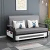 Cama Plegable de Doble Uso Extensible para Apartamento Pequeño, Sofá Plegable Multifuncional para Sala de Estar, Sofá Cama de Tejido Técnico Lavable para Dormitorio