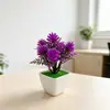 Mini 7 Hierba de Peonía Transfronteriza No. Maceta Cuadrada 1248 Bonsái Oficina Hogar Escritorio Flor de Simulación Planta Pequeña en Maceta Adorno