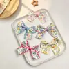 Tecido Floral Fresco Renda Cantos Laços Semi-Acabado DIY Acessórios de Cabelo Capa de Celular Bolsa Sapato Chapéu Acessórios Materiais