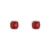 Brincos de Prata Esterlina S925 Feijão Vermelho Femininos Vintage Design de Nicho Brincos Nova Chegada Grande Moda Único Joia de Orelha Feminina