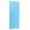 Esterilla de yoga de goma, venta al por mayor, antideslizante, con amortiguación y aislamiento acústico, con logotipo de estudio de yoga, línea de posición, esterilla de tirano, esterilla de fitness de PU para hombres