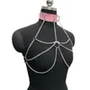 Accesorios Sexys, Productos de Cuero para Adultos, Accesorios de Entrenamiento y Orgasmo, Productos de Cadena Femenina, Juguetes para Coquetear, Venta al por Mayor Sm