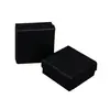Caja de Joyería con Tapa y Base Rojas, Caja de Embalaje para Joyería, Pendientes, Pulsera, Collar, Anillo, Caja para Colgante