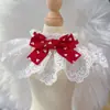 Toalla de saliva para perros, bufanda para mascotas, babero para perros grandes, medianos y pequeños, collar de joyería para mascotas, collar con cascabel, pajarita para perros