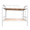 Cama de hierro con estructura superior e inferior de codo, engrosada, de 0,9 metros de ancho, para dormitorio de estudiantes, litera, cama de hierro alta y baja, venta al por mayor de fábrica