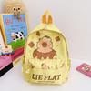 Mochila Infantil Nova 2025 Mochilas da Moda e Fofas de Capivara para Meninos e Meninas Bolsas Escolares para Bebês Estampadas da Moda