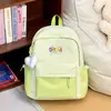 Mochila color block xadrez estudante bolsa escolar mochila de grande capacidade mochila simples versátil bolsa de viagem leve casual