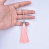 8cm borla de seda de hielo cloisonné borla colgantes accesorios funda de teléfono móvil marcapáginas colgante oreja diy accesorios fabricantes al por mayor
