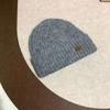 Gorro de lana de punto Maillard para otoño e invierno, color liso, estilo coreano, cálido, Baotou